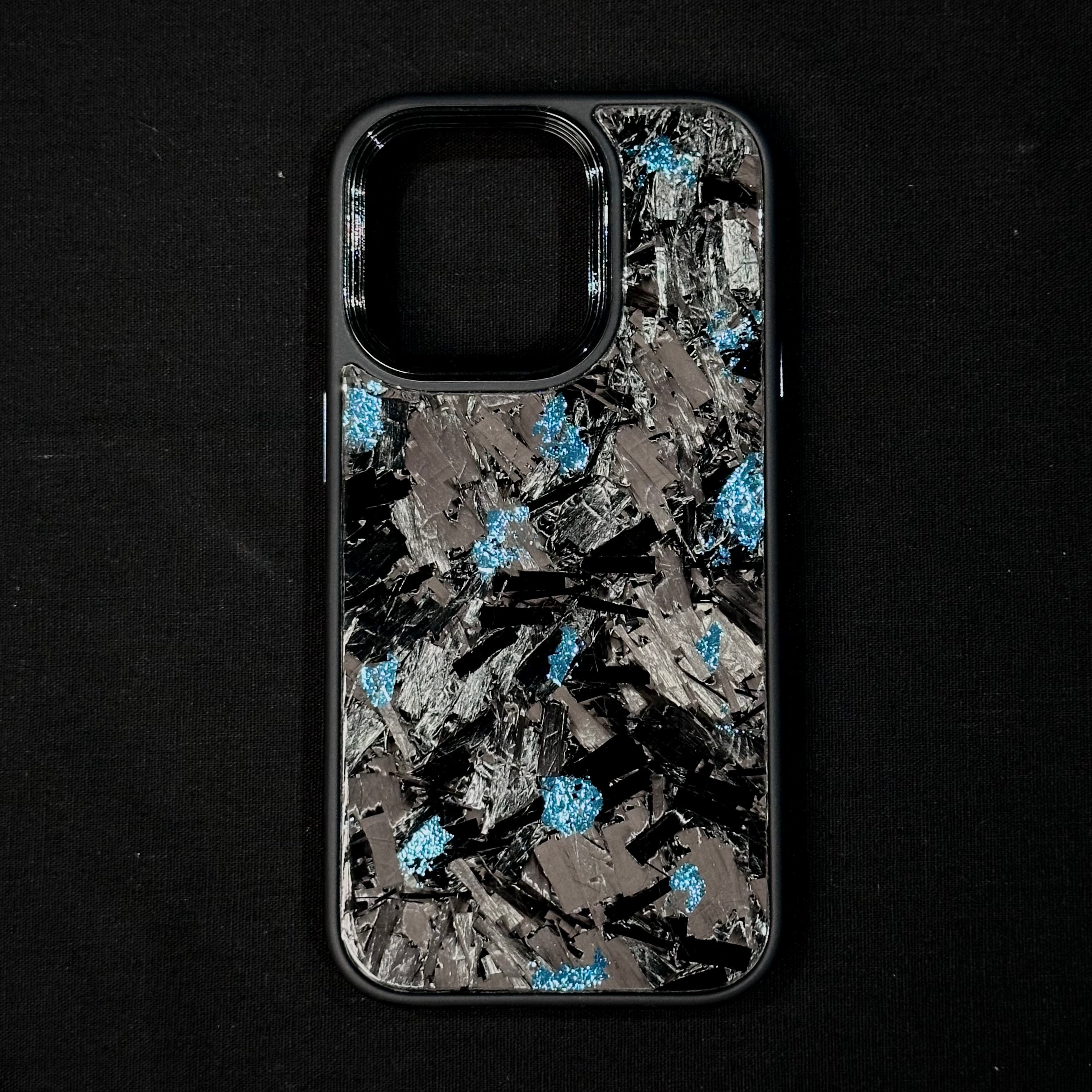 Teal Forged Carbon Case