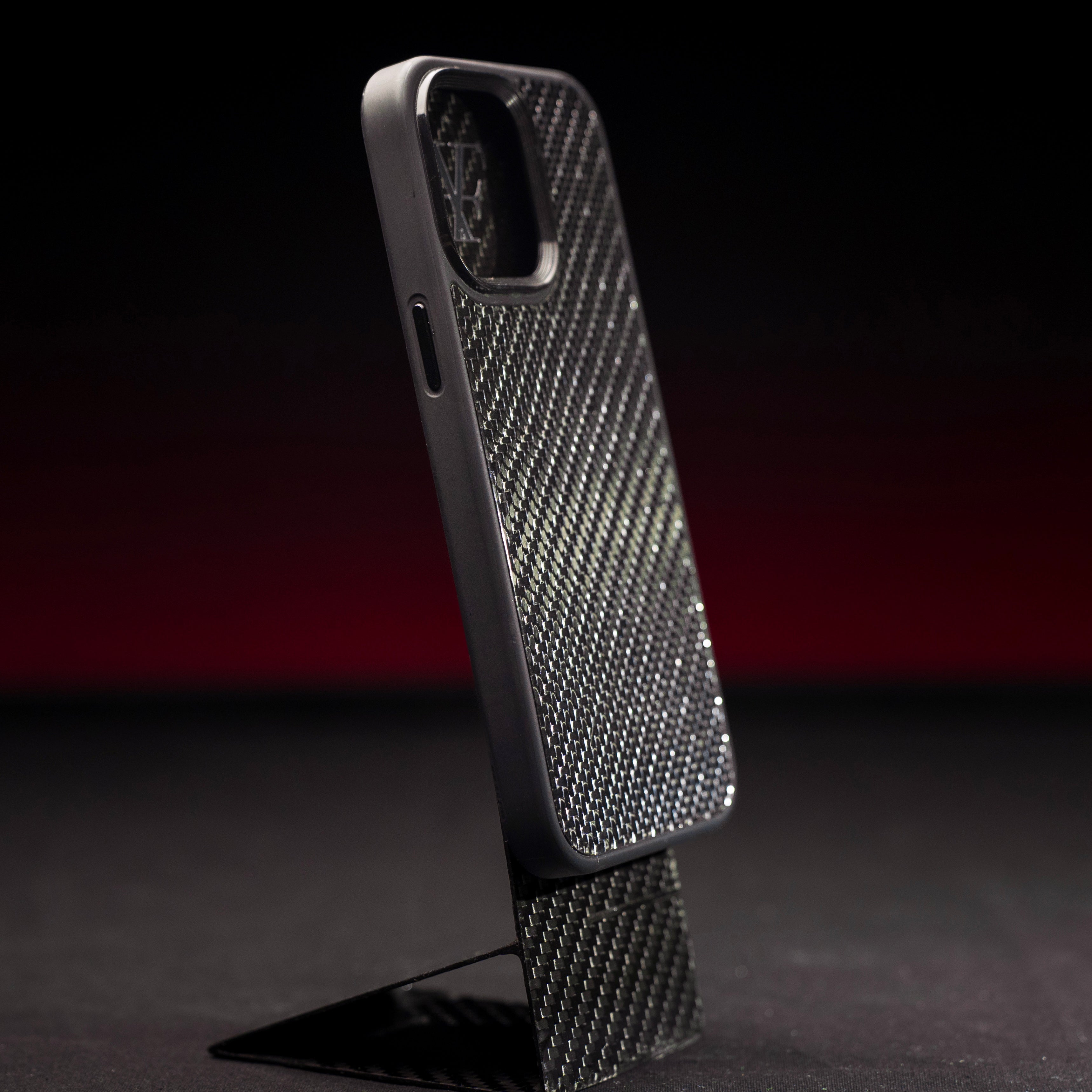 Silver Reflective Carbon Case