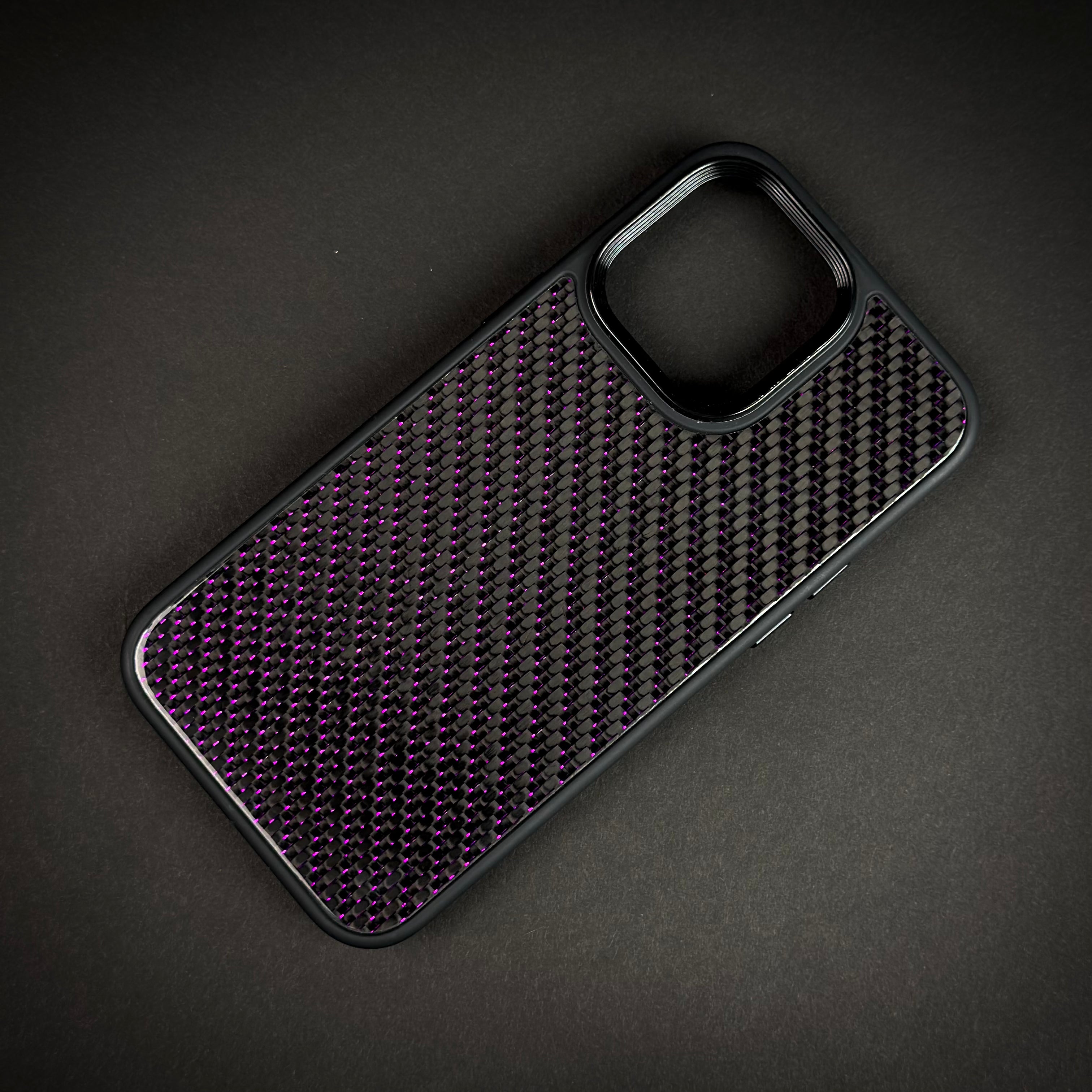 Purple Reflective Carbon Case