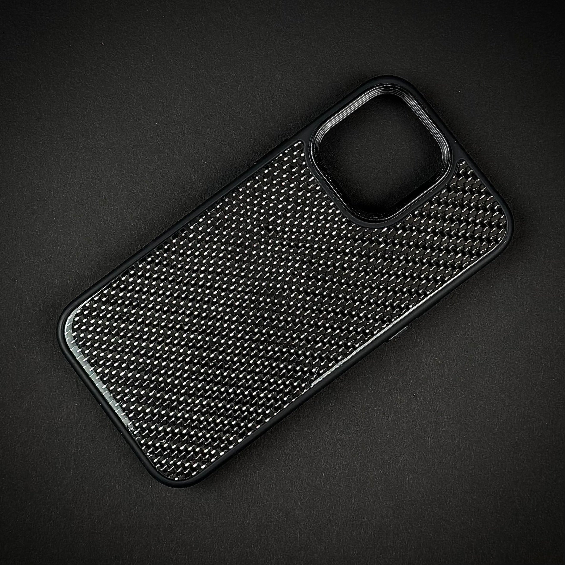 Silver Reflective Carbon Case