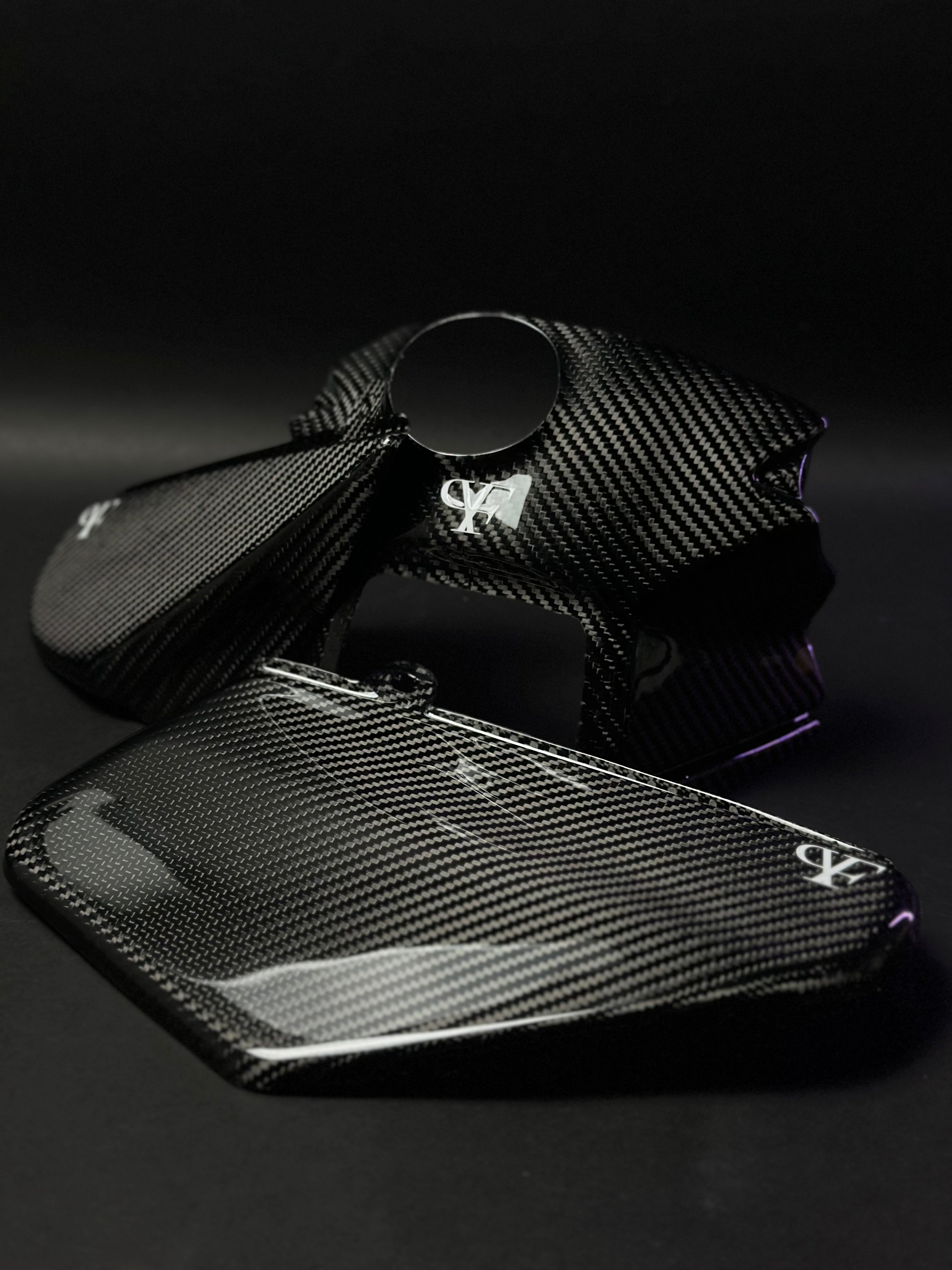 KTM EXC 125/200/250/300 Carbon Fiber Tank Cover Set 2003-2004-2005-2006-2007