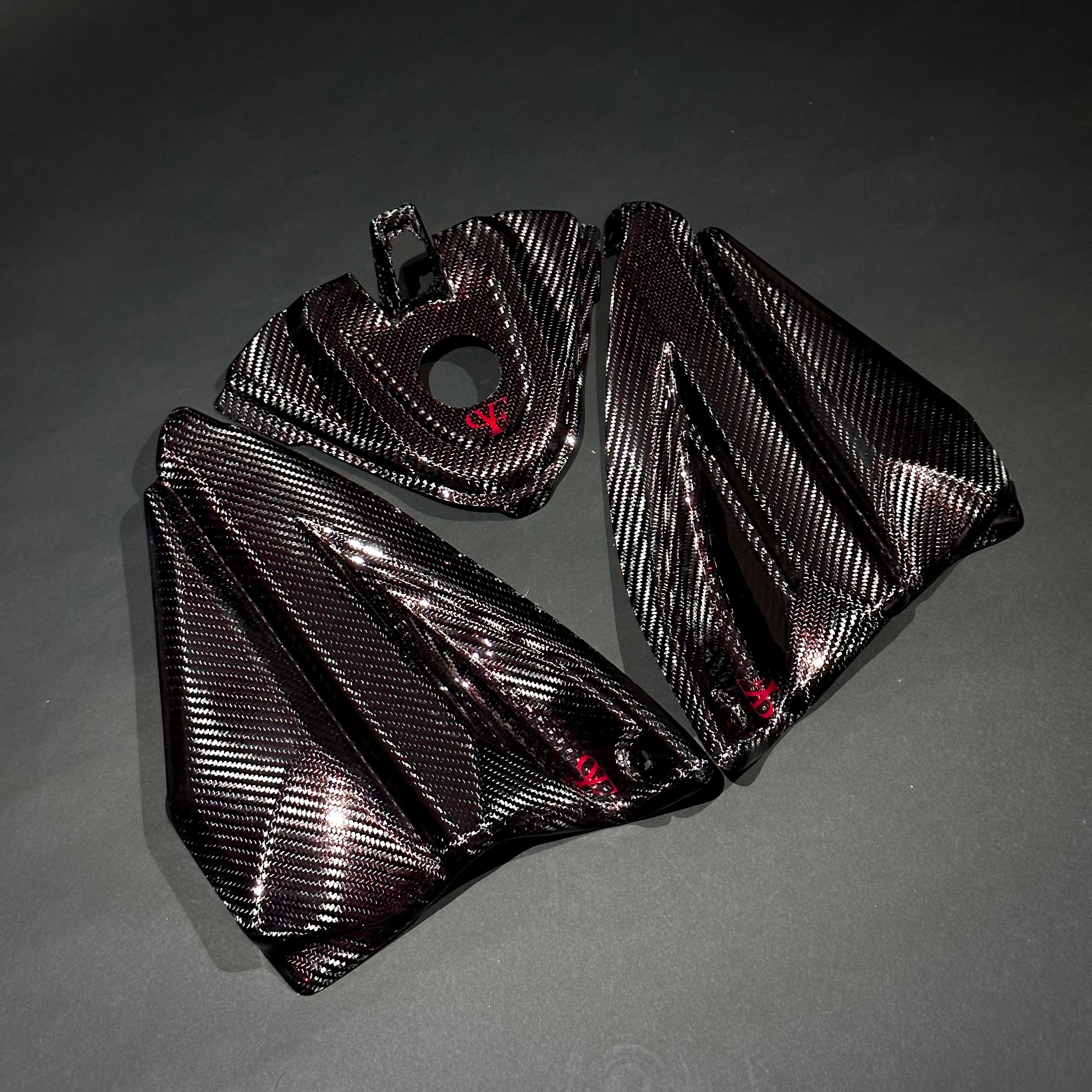 BETA RR 125/200/250/300 Carbon Fiber Tank Cover Set 2020-2021-2022-2023