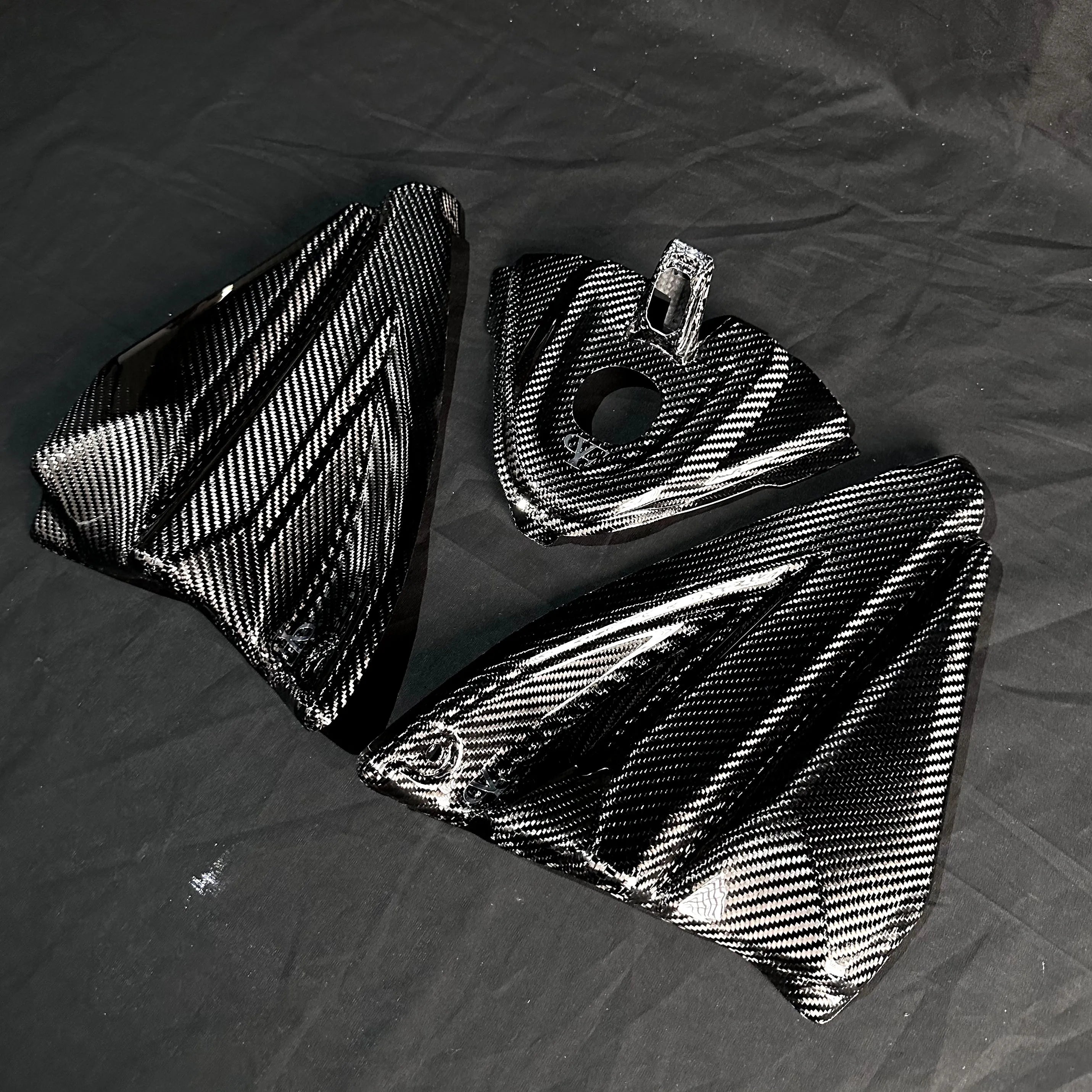 Carbon Fiber Tank Cover Set for BETA RR 125/200/250/300 2020-2024